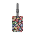 Alphabet Building Blocks Luggage Tag | Kids Toy Block Letters Rectangle