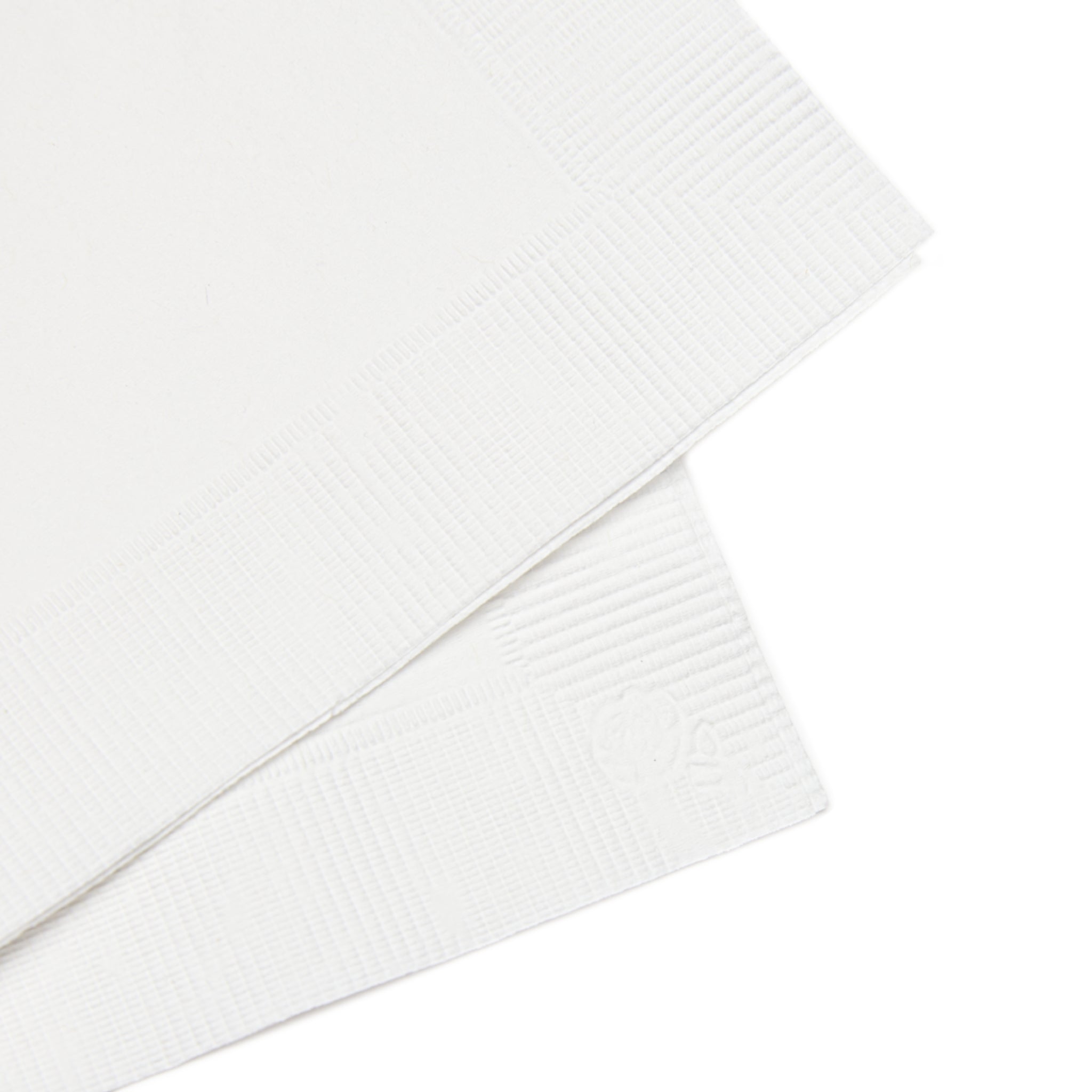 Billionaire White Coined Napkins