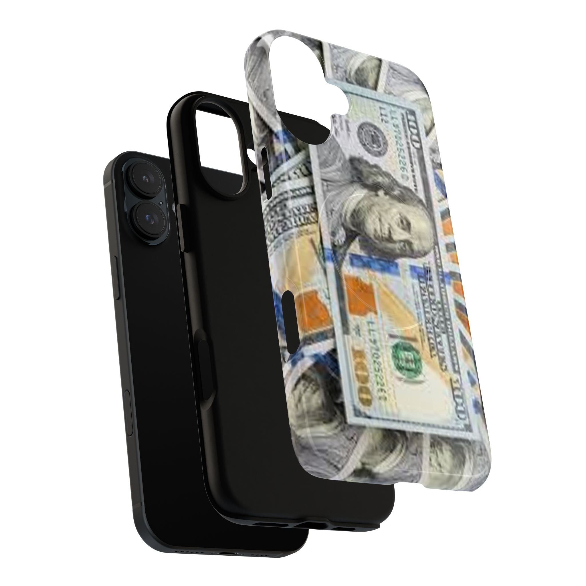 Hundred Dollar Bills Phone Case | Tough Magnetic Case, Money Pattern