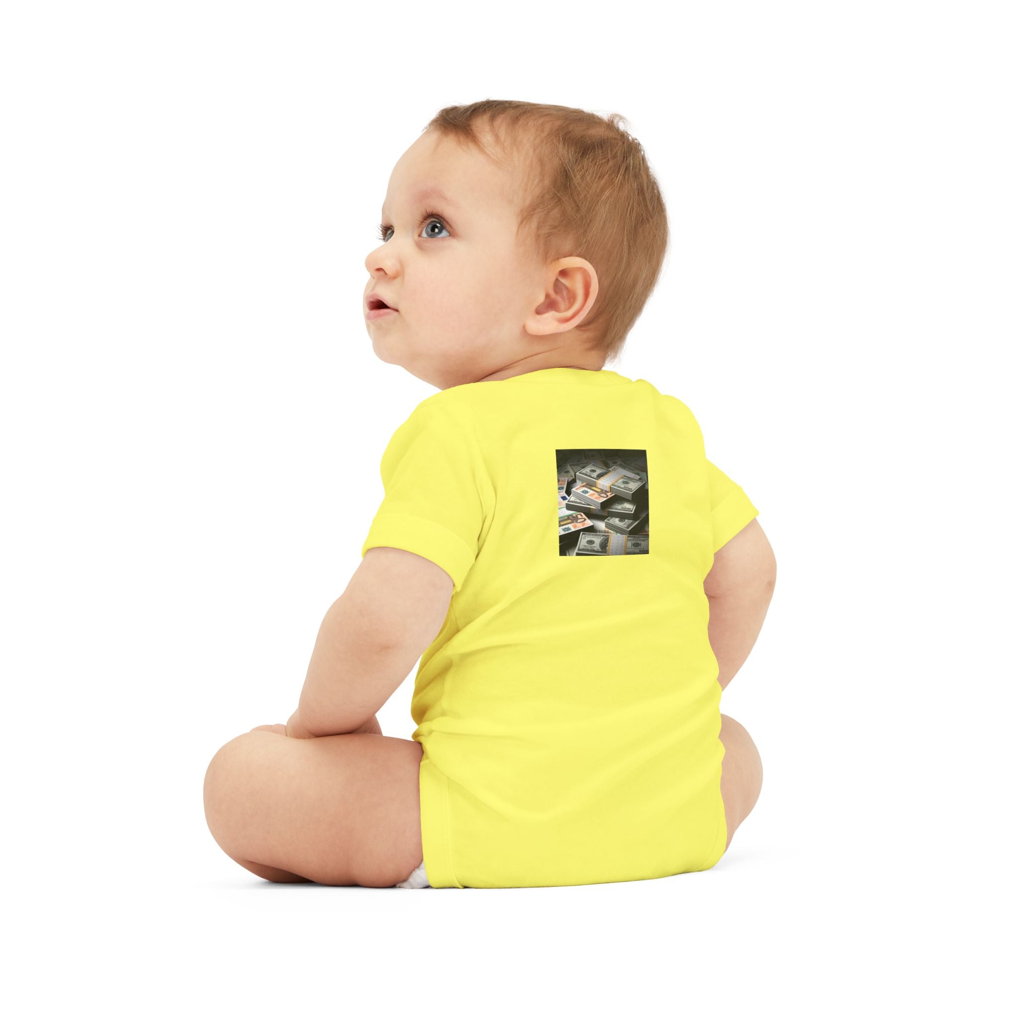 Stack Of Cash Infant Onesie | Baby Bodysuit Photography Print