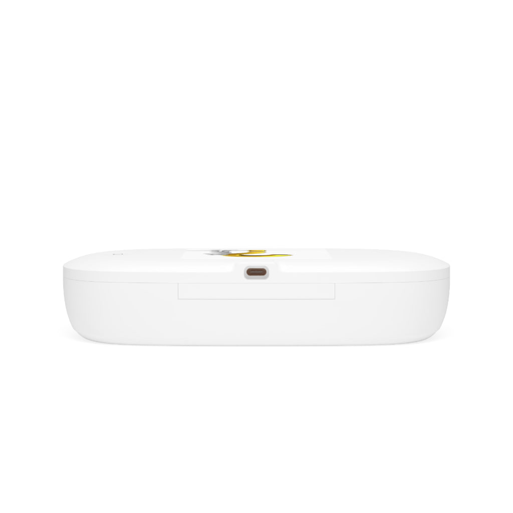 Question Mark Graphic UV Phone Sanitizer and Wireless Charging Pad | Novelty Tech Accessory