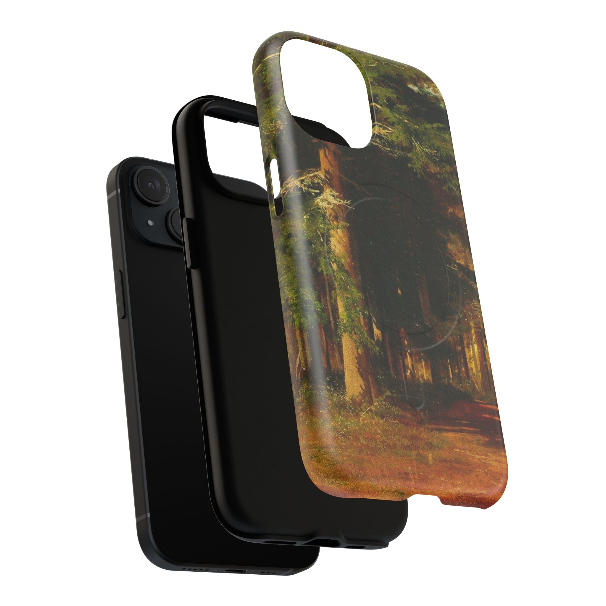 Autumn Forest Path phone case | Magnetic Tough Case, fall landscape art