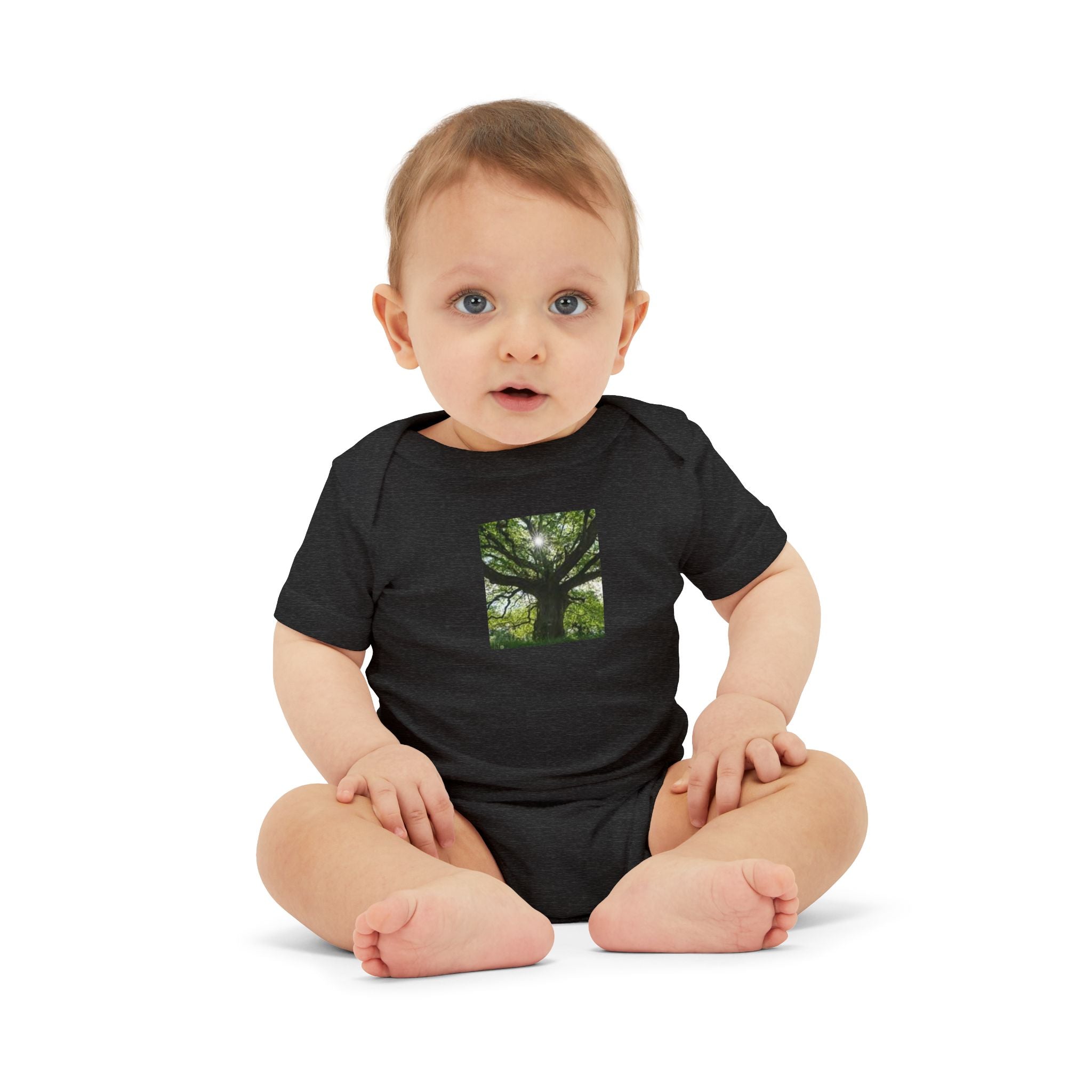 Majestic Oak Tree Infant Onesie | Tree Photo Baby Bodysuit