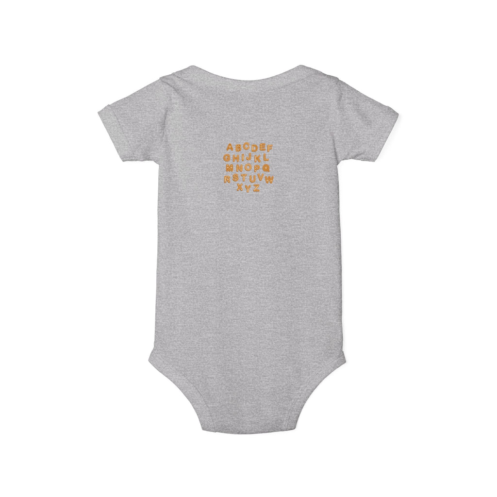 Handwritten Alphabet Infant Onesie | Baby Bodysuit