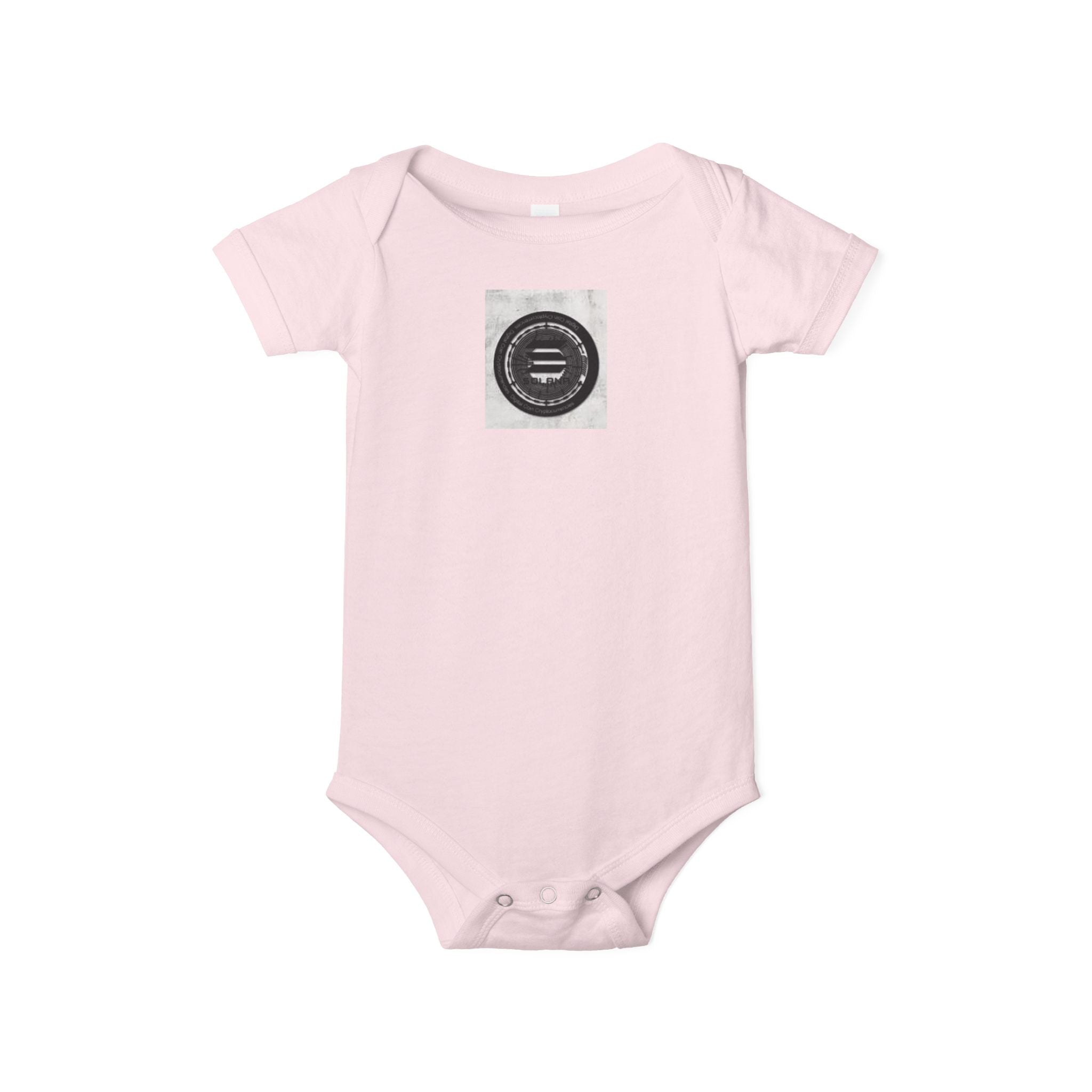 Body bébé Solana Cryptocurrency | Motif monochrome