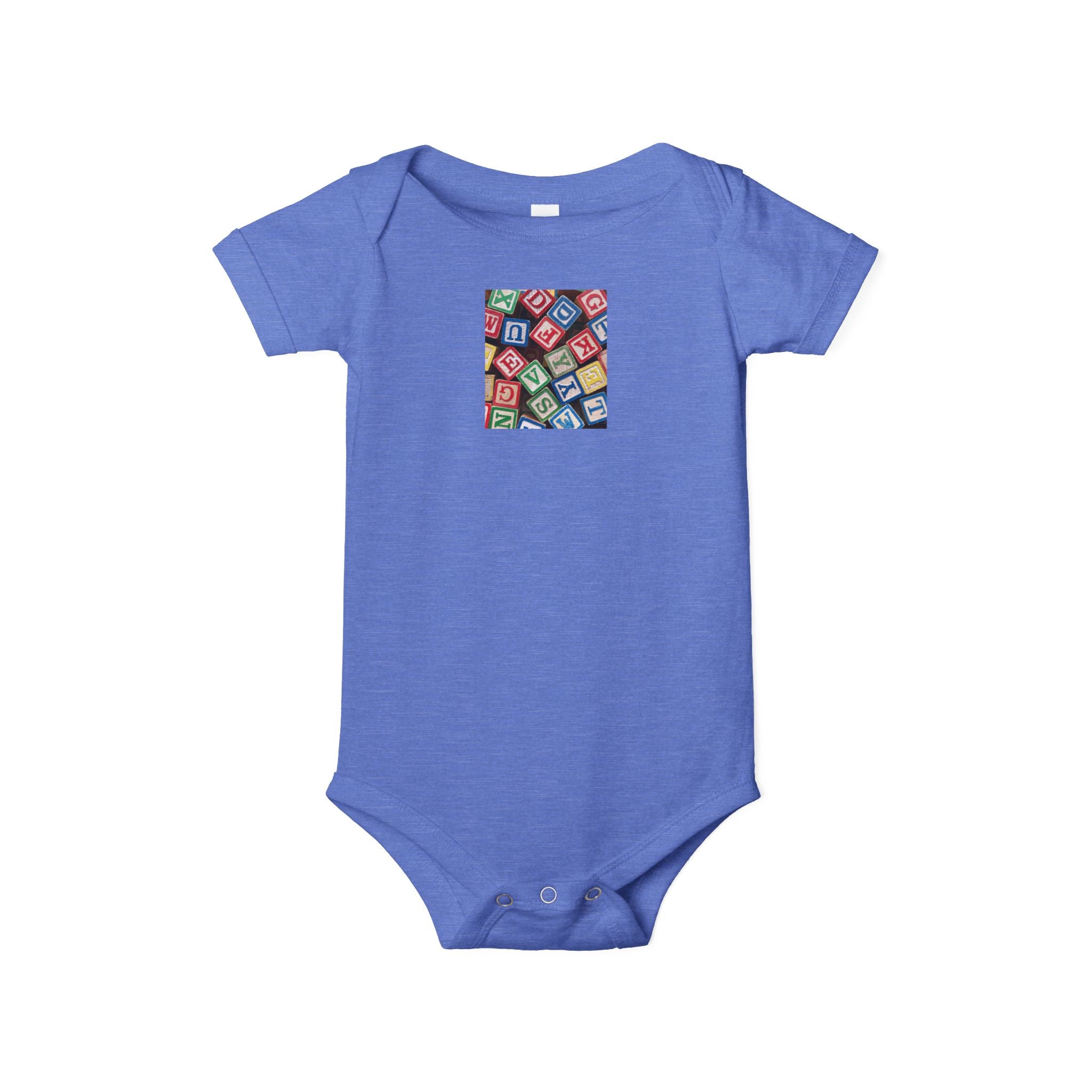 Grenouillère bébé Blocs Alphabet Colorés | Body pour bébé