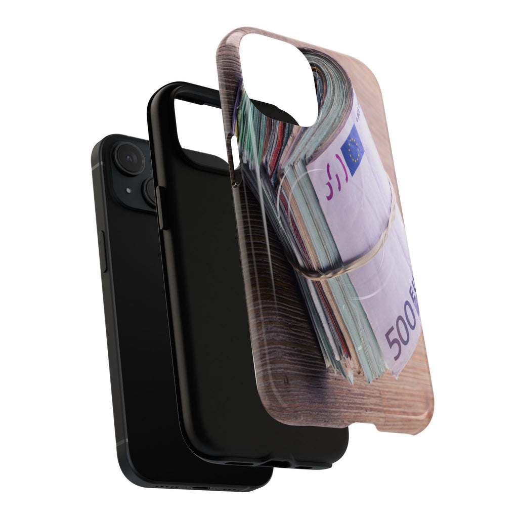 Stack of Euro Banknotes Phone Case | Money Roll iPhone Case, Cash Print