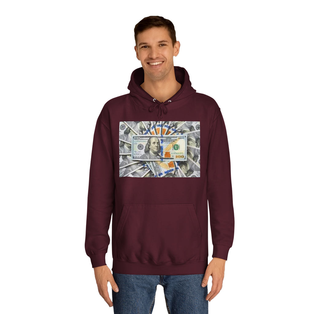 Hundred Dollar Bill Hoodie | Money Graphic Sweatshirt