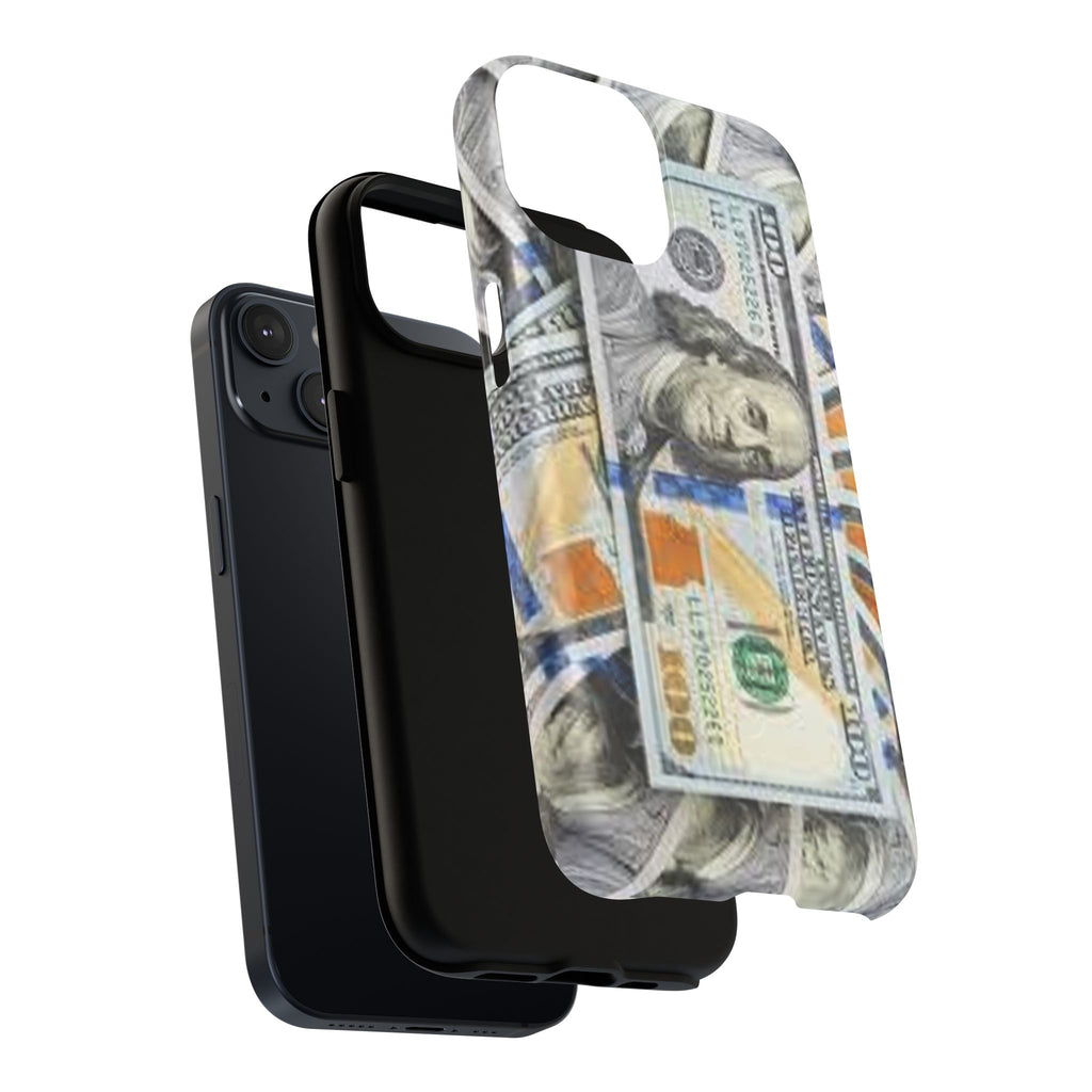Hundred Dollar Bills Phone Case | Tough Magnetic Case, Money Pattern
