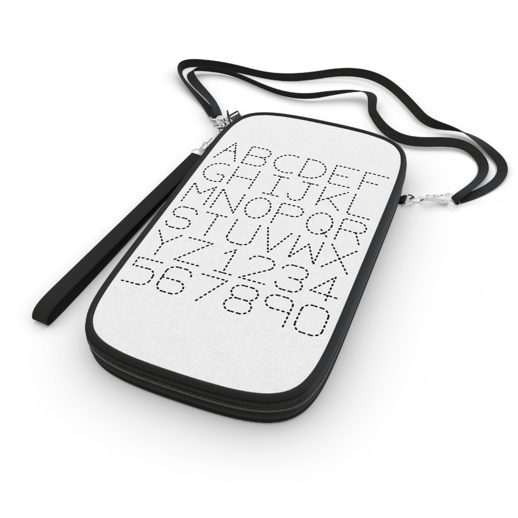 Dot Stitch Alphabet Passport Wallet | ABC 123 Travel Organizer