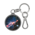 Cosmic Nebula Keyring Tag | Space Galaxy Star Keychain