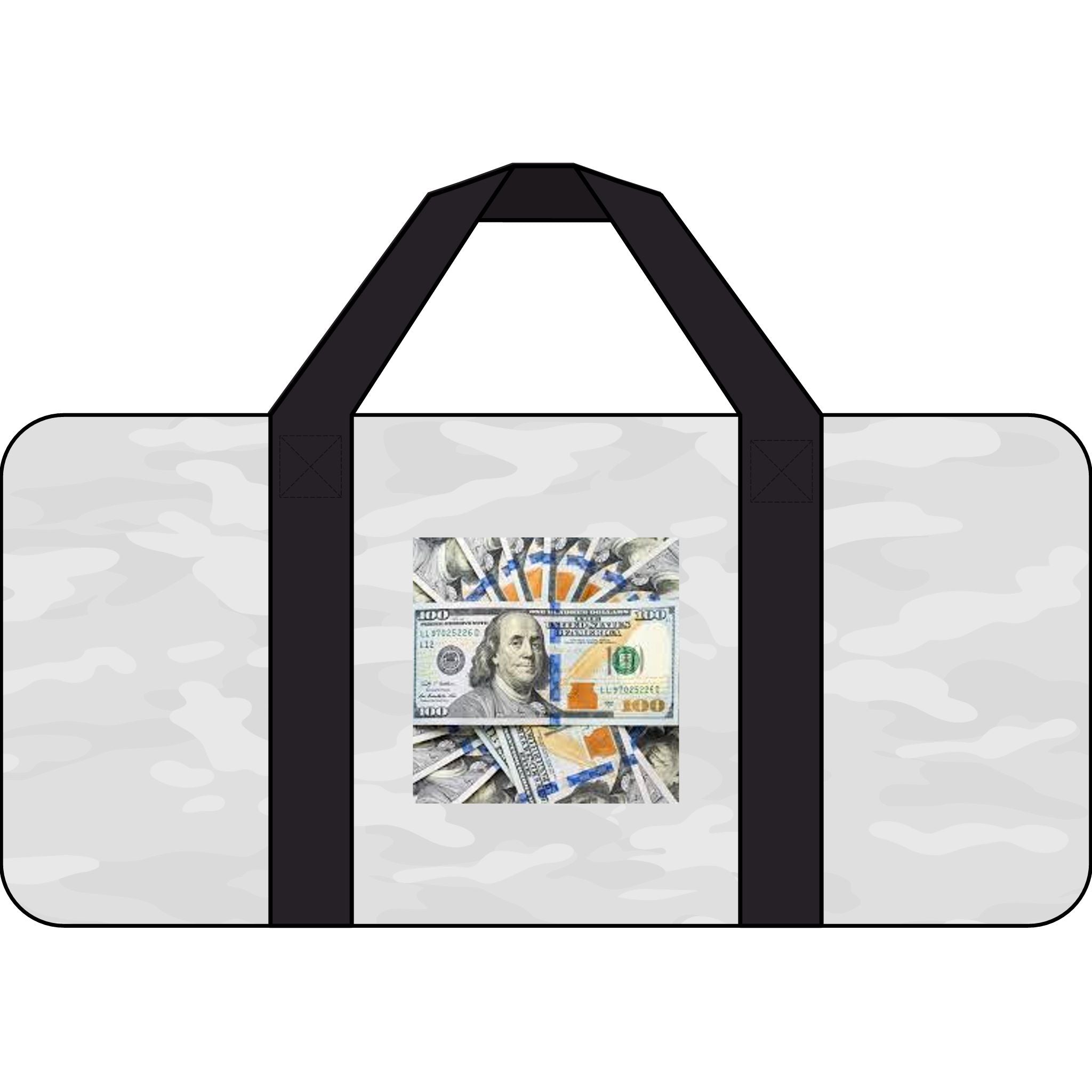 Stack of Hundred Dollar Bills Tripper Duffel Bag | Money Graphic Gym Bag