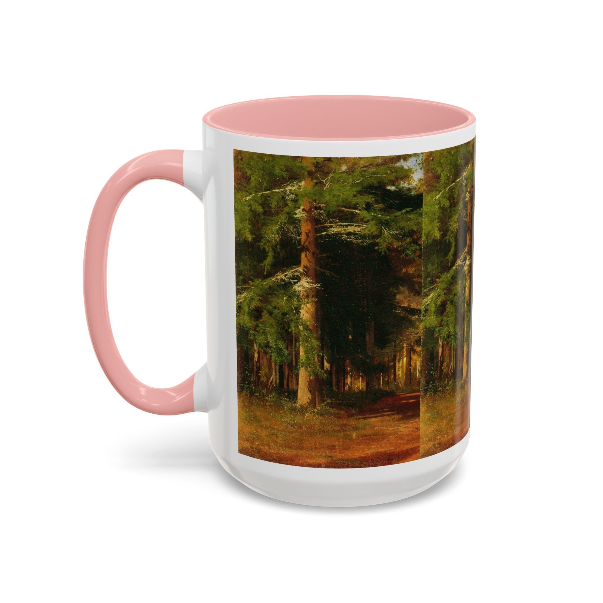 Waldweg-Malerei Tasse | Akzent-Kaffeetasse 11oz 15oz