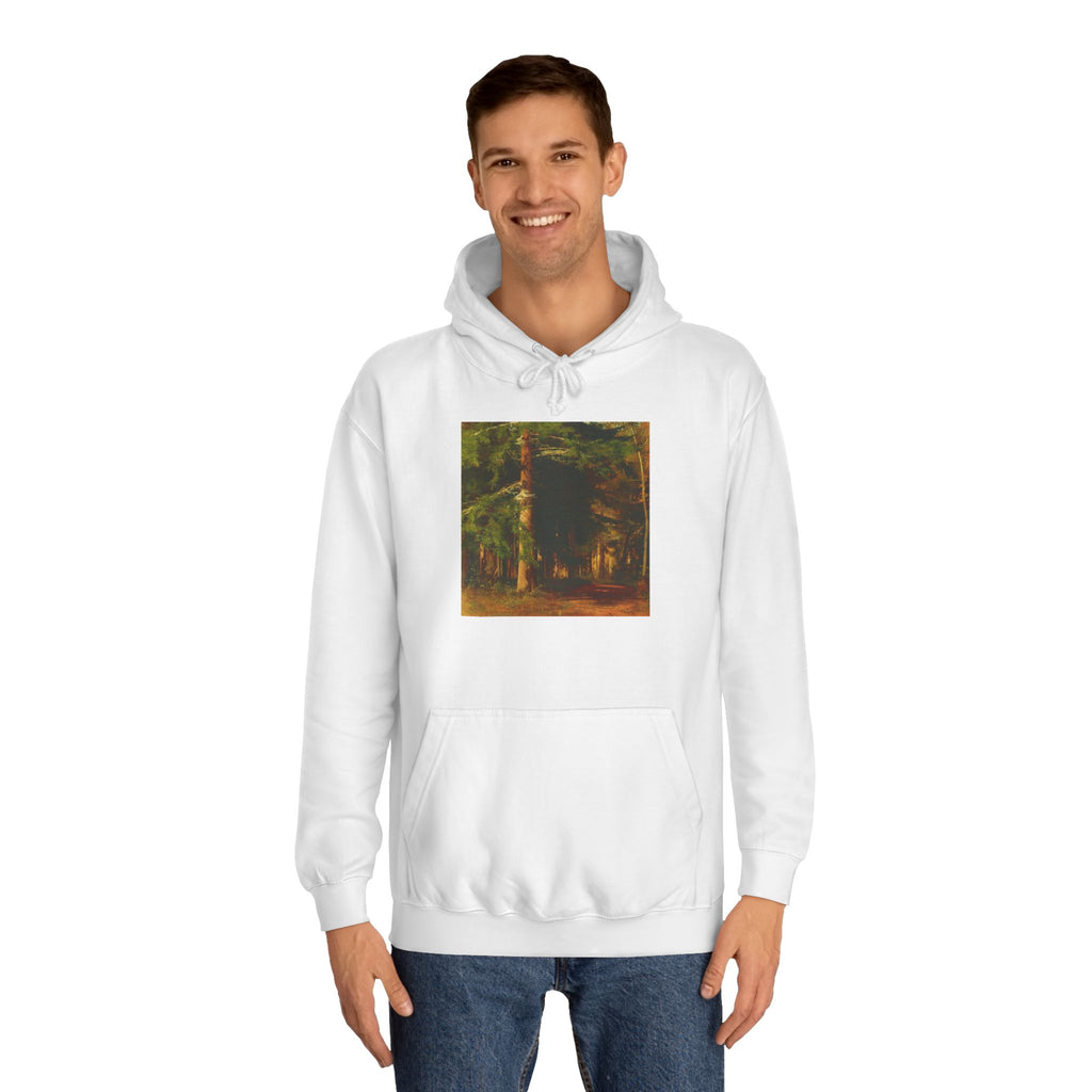 Forest Painting Hoodie | Vintage Woodland Trees Sweatshirt