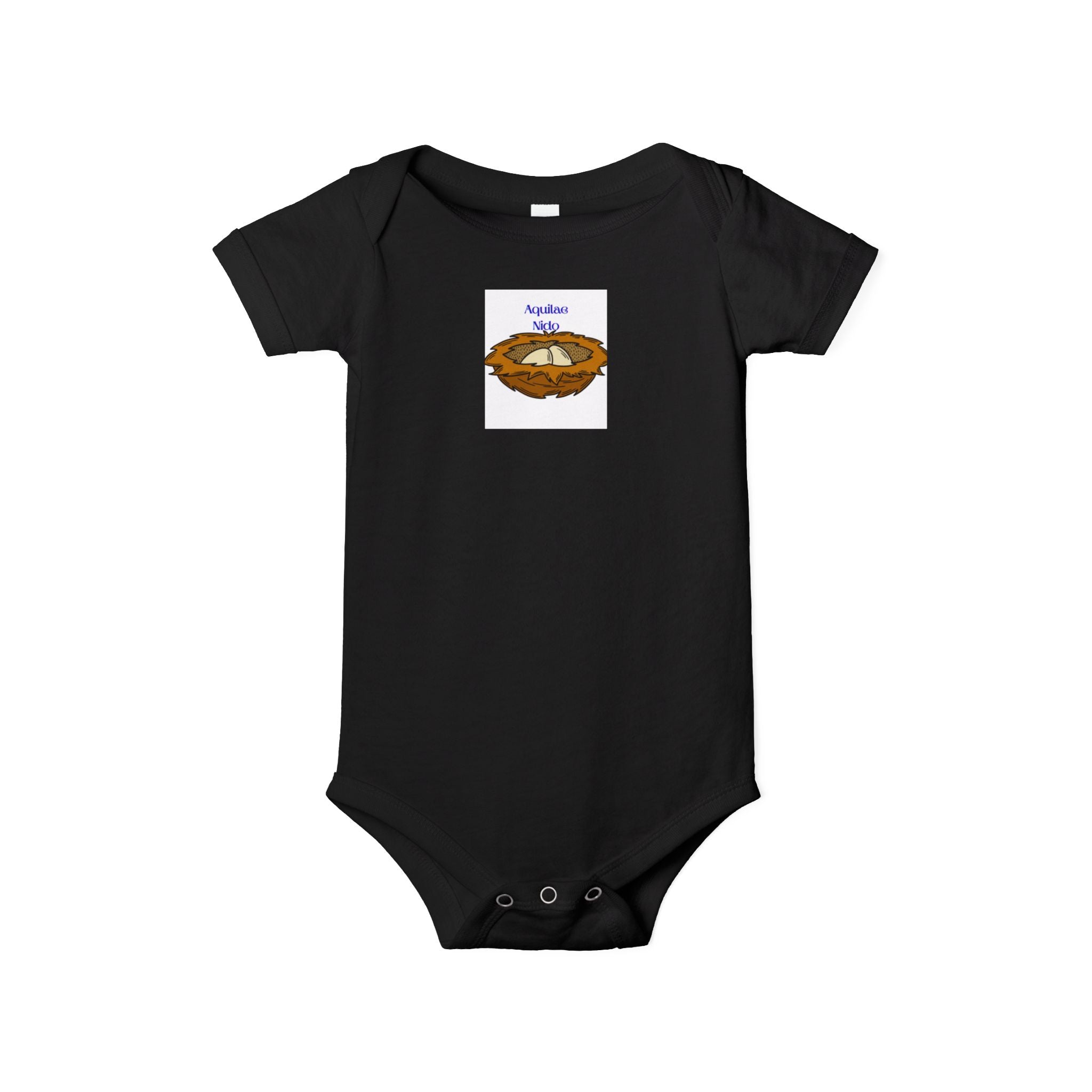 Grenouillère bébé nid d'oiseau | Barboteuse bébé avec illustration de nid
