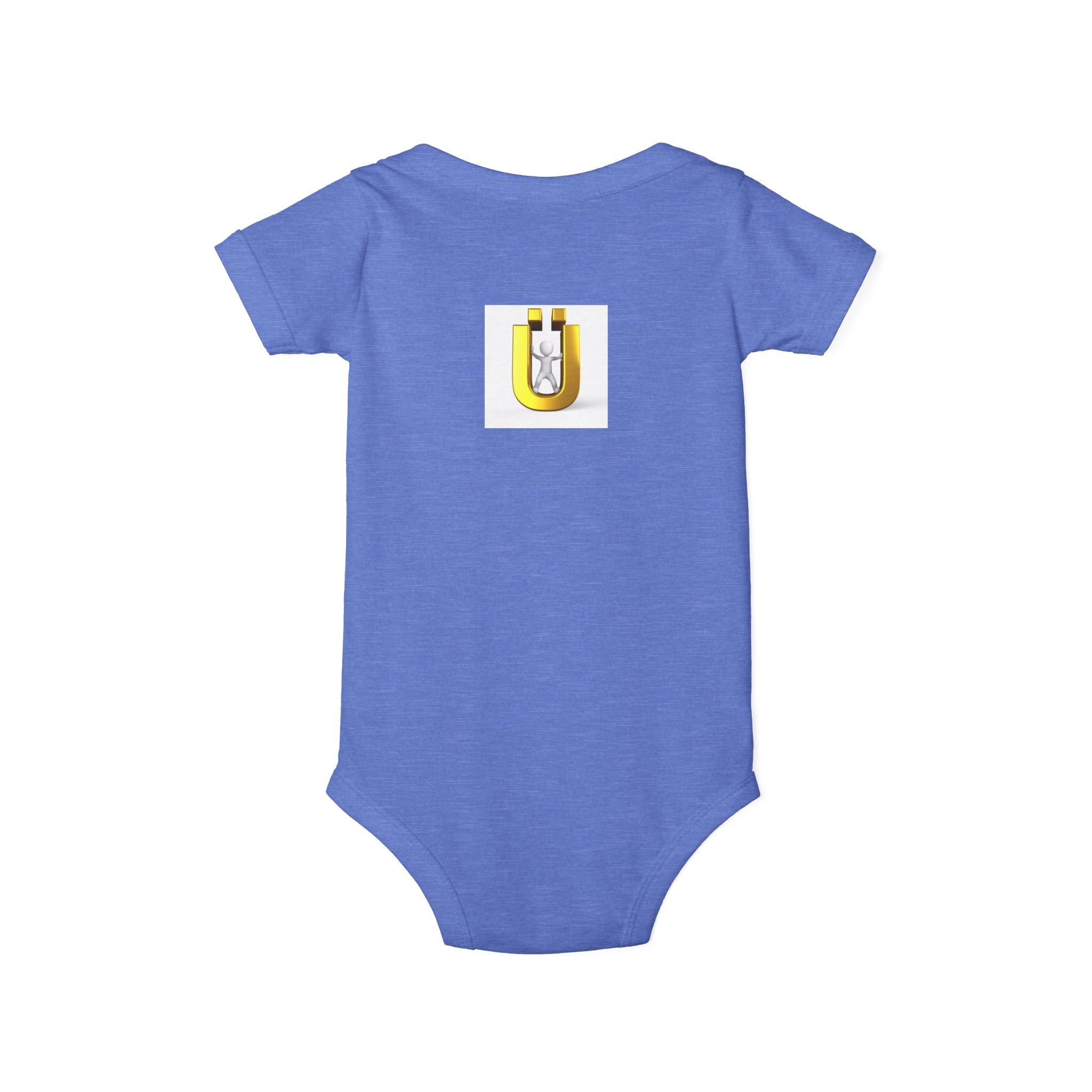 Gold Letter Ü Baby Onesie | Infant Bodysuit Design