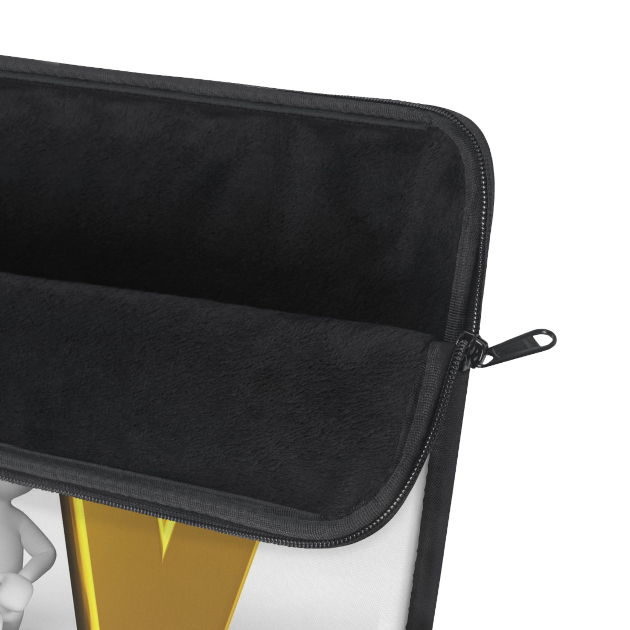 Gold Letter W Laptop Sleeve | Initial Monogram, Alphabet Design
