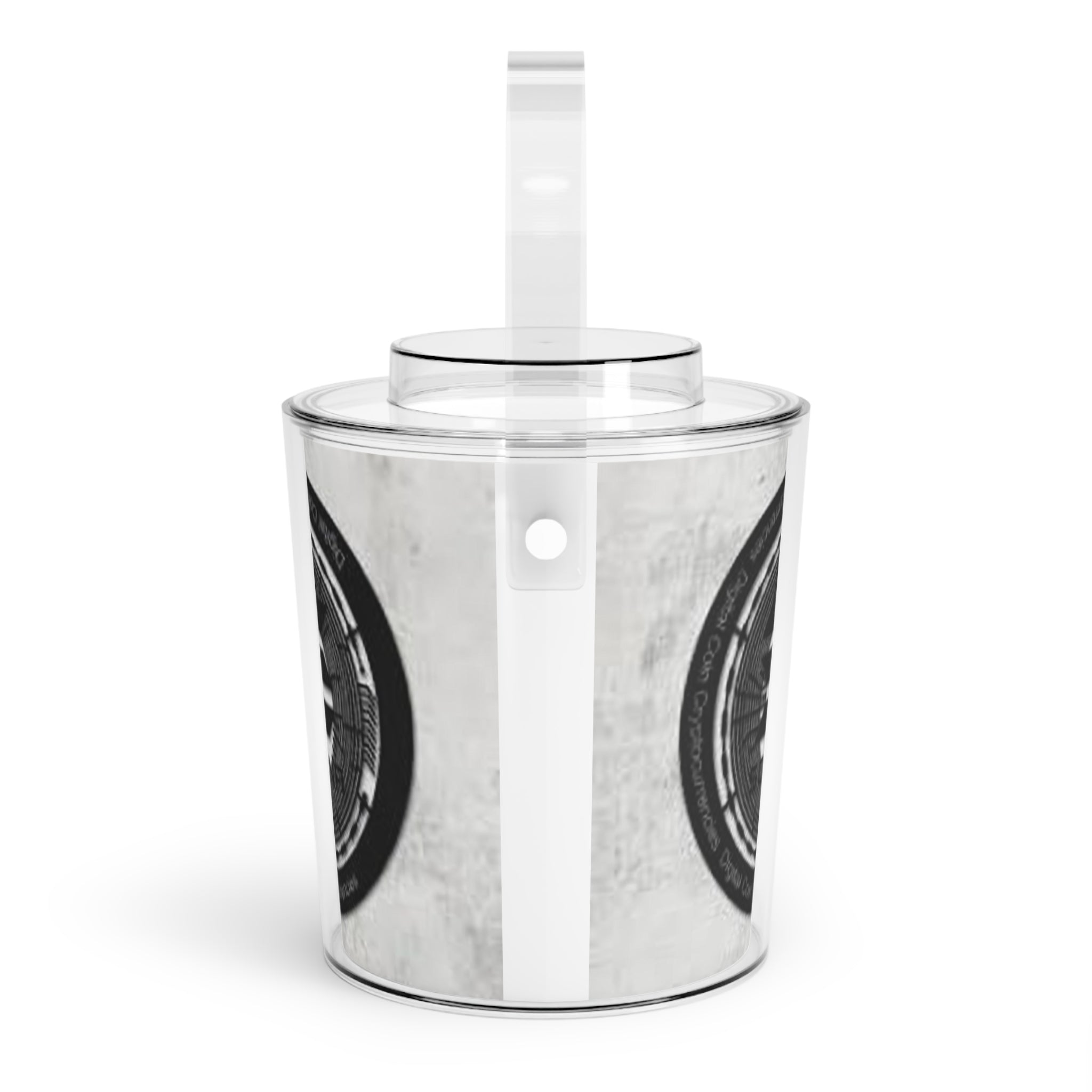 Solana Coin Logo Ice Bucket | Ice Bucket with Tongs