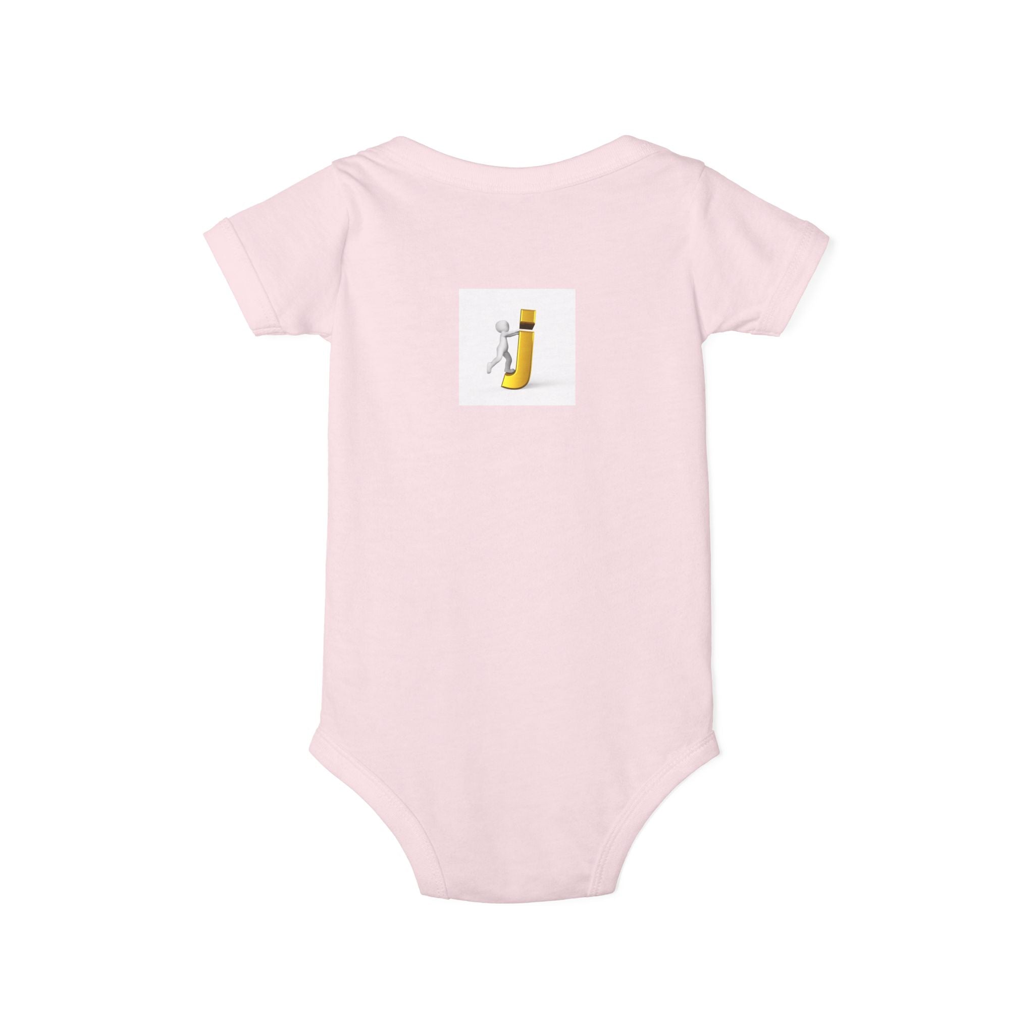 Figure Riding Letter J | Infant One Piece | Cute Bodysuit