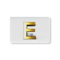 Gold Letter E with Sleeping Baby Crib Sheet | Baby Fitted Crib Sheet