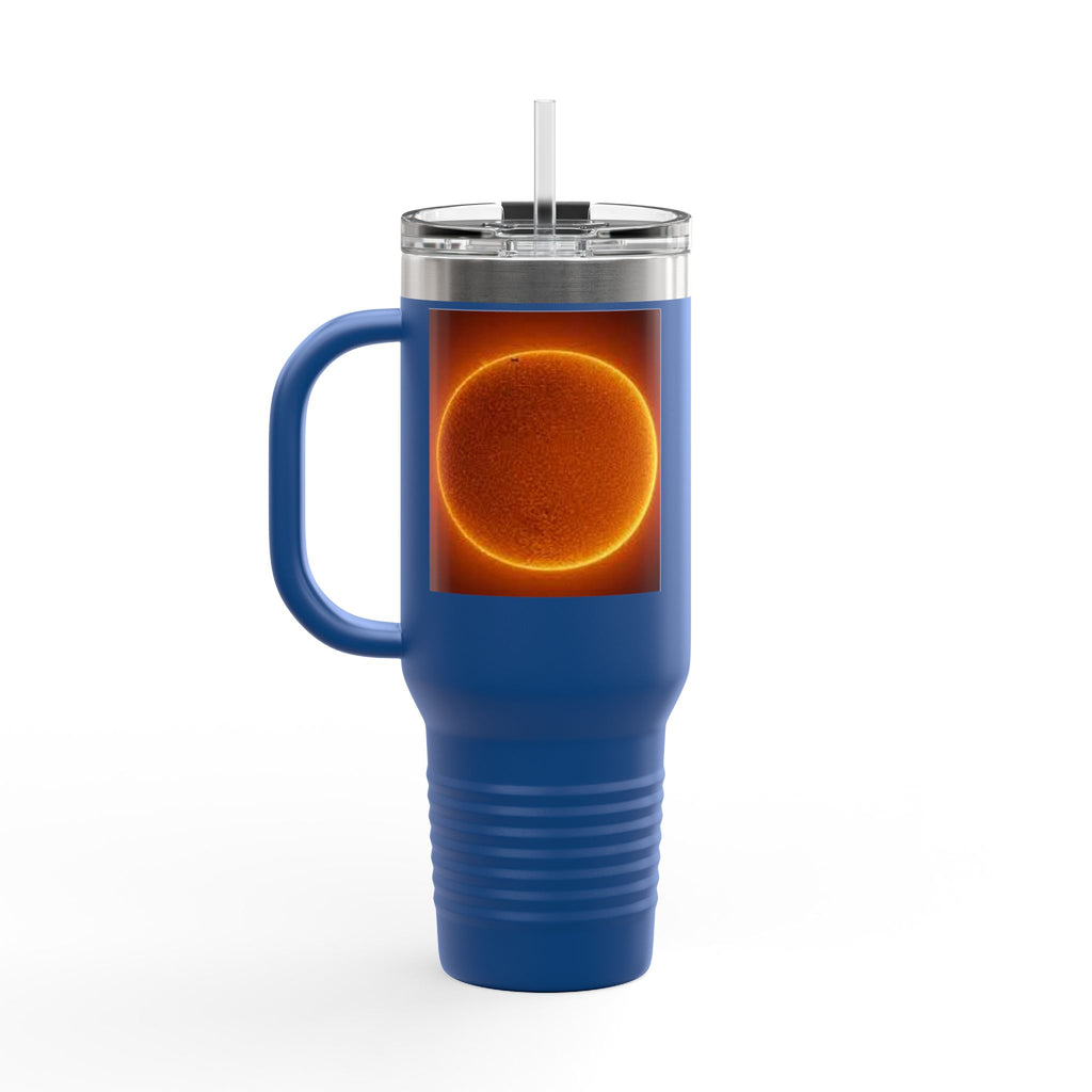 Glowing Solar Disc Travel Mug | 40oz Insulated Tumbler