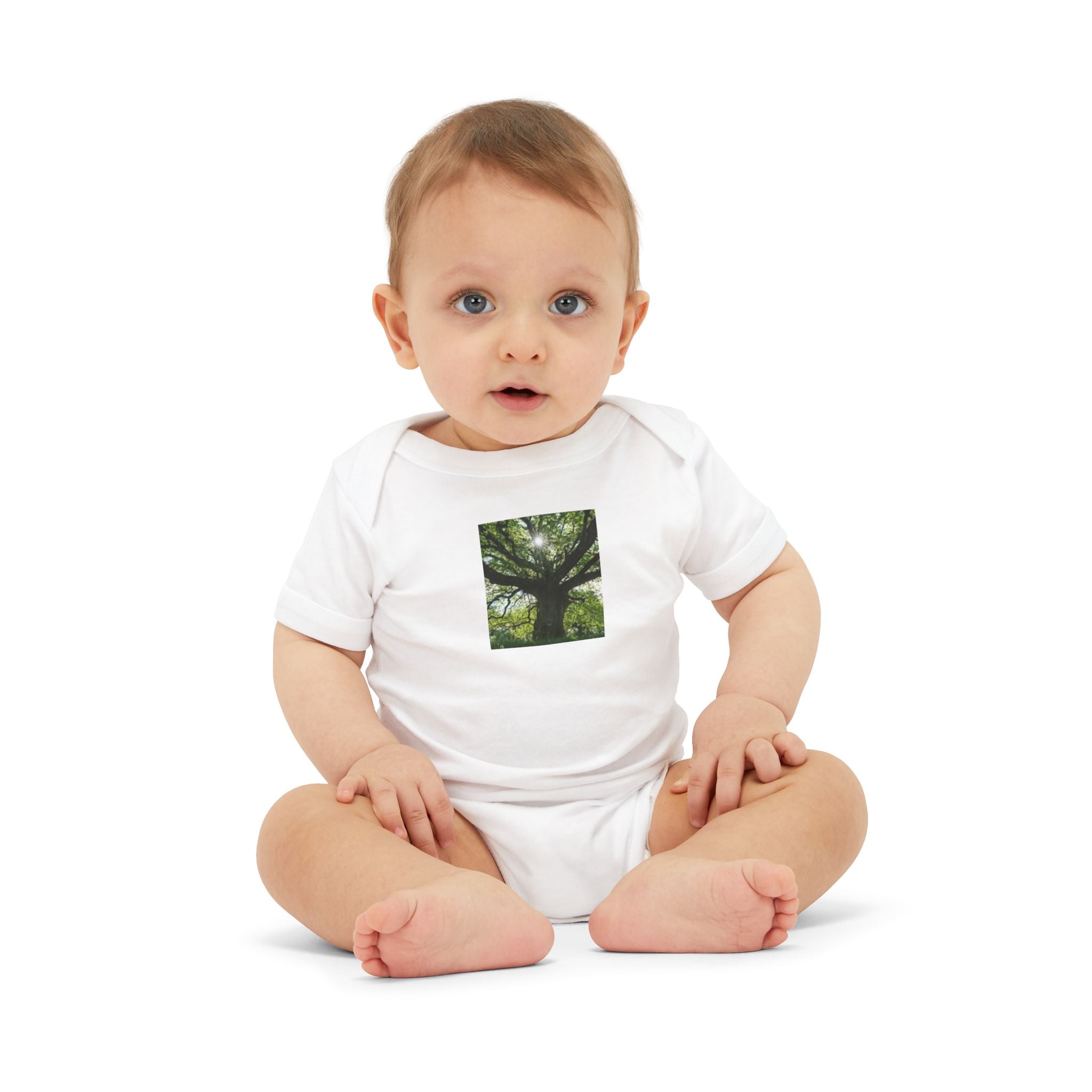 Majestic Oak Tree Infant Onesie | Tree Photo Baby Bodysuit