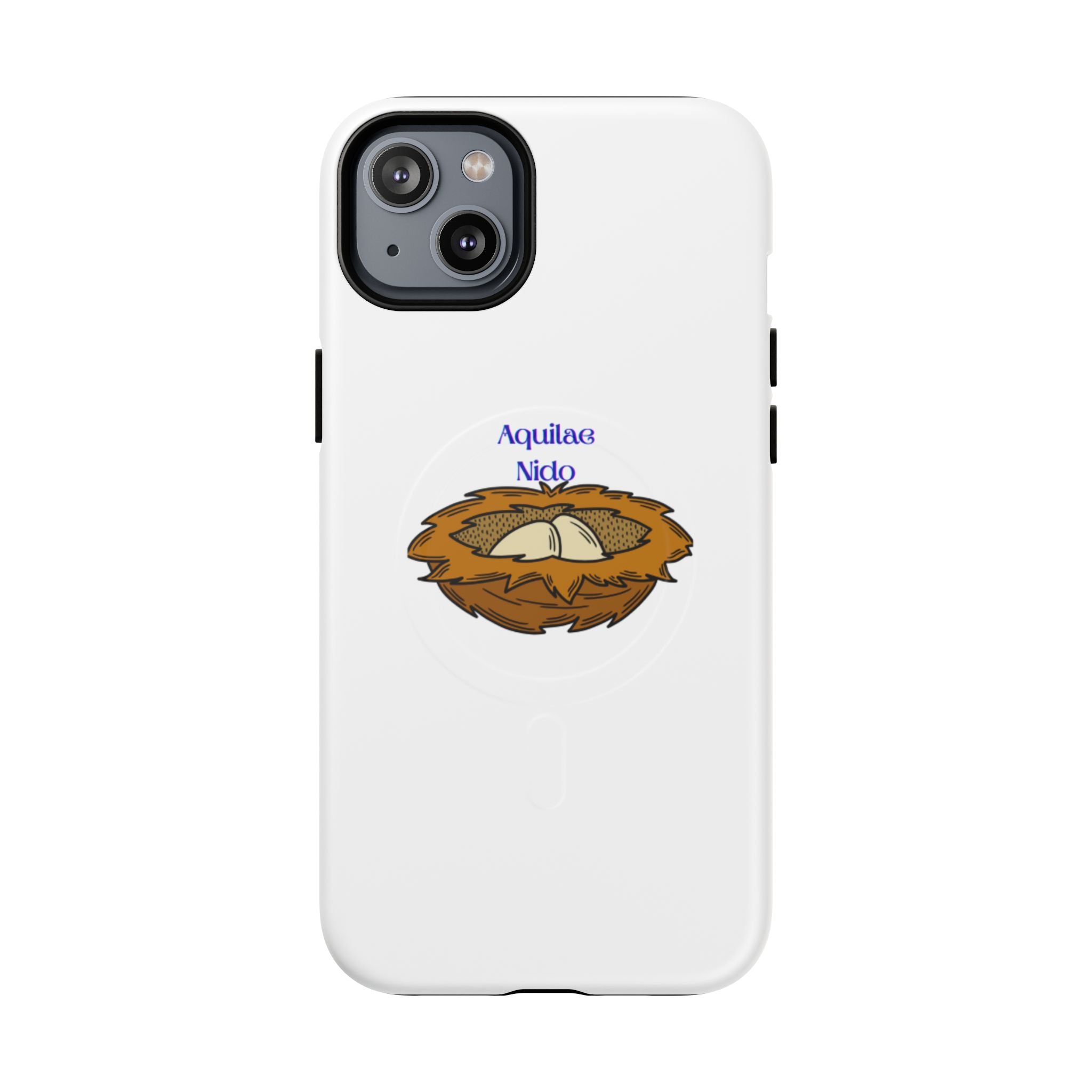 Coque de téléphone illustration nid d'oiseau | Coque magnétique robuste