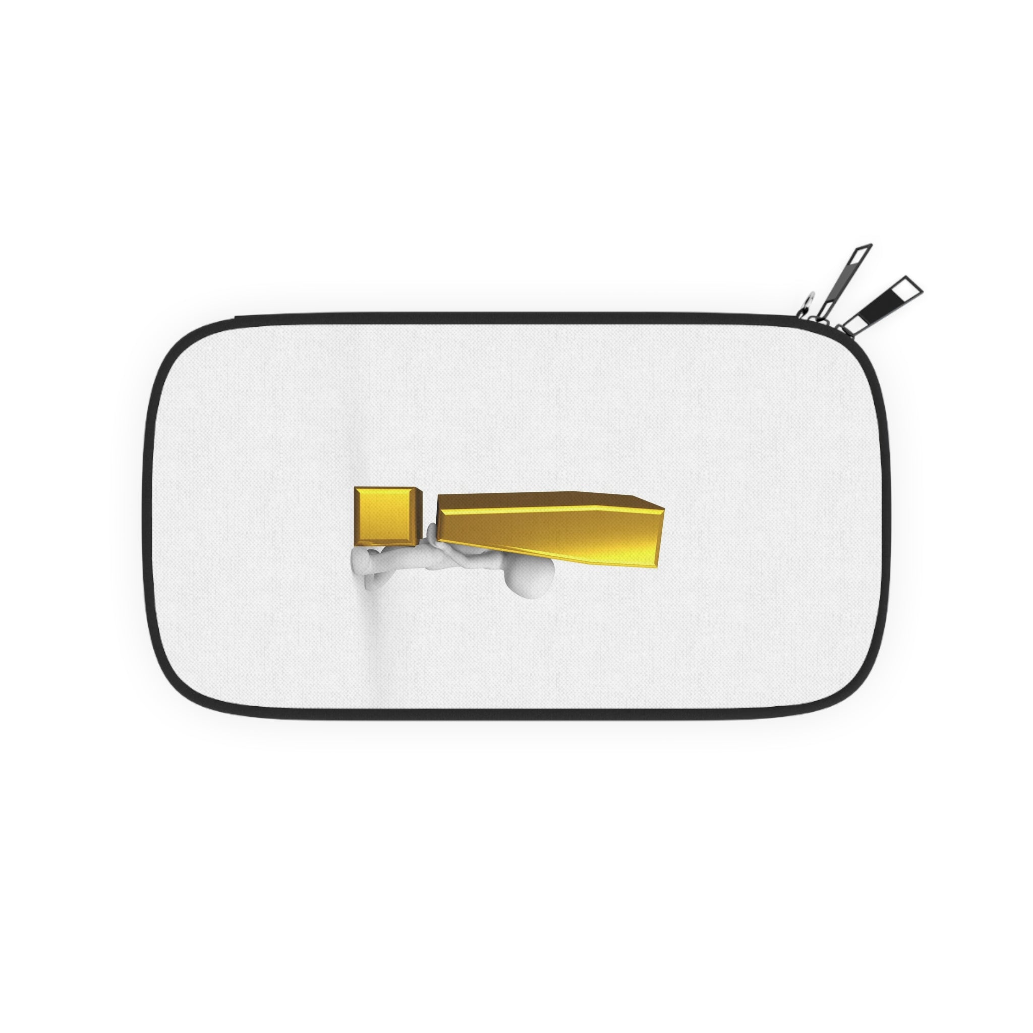 Gold Exclamation Mark Passport Wallet | Minimalist Travel Accessory