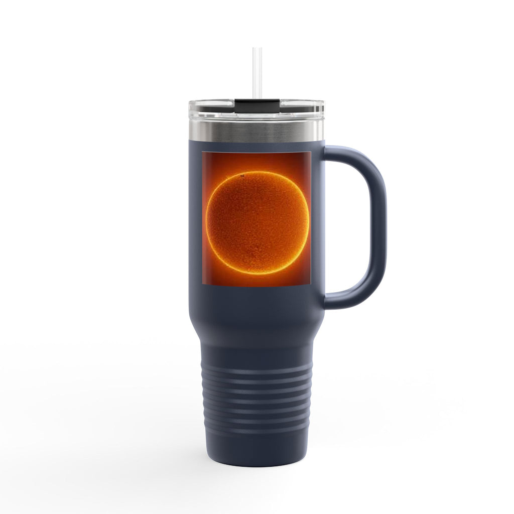 Glowing Solar Disc Travel Mug | 40oz Insulated Tumbler