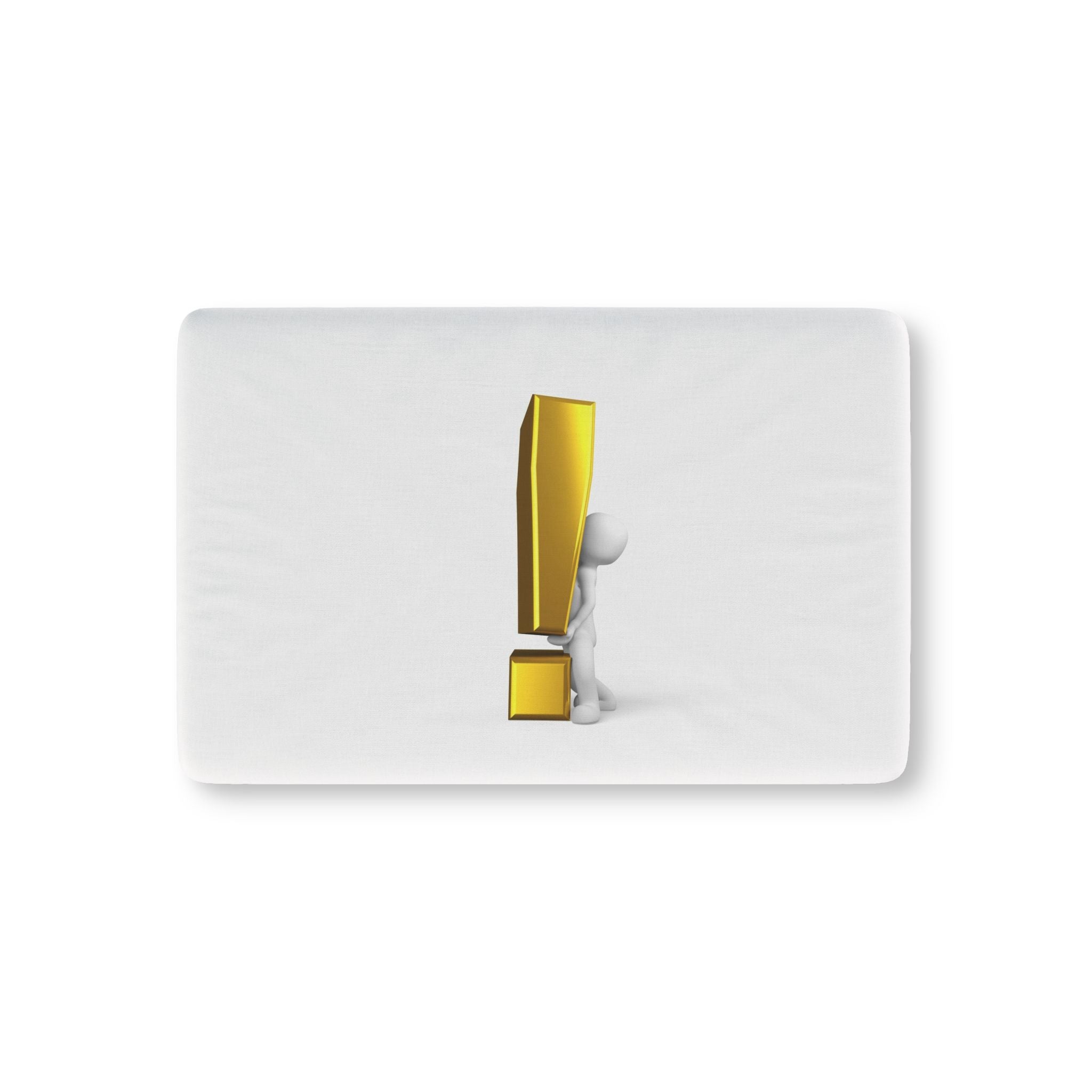 Gold Exclamation Mark Crib Sheet
