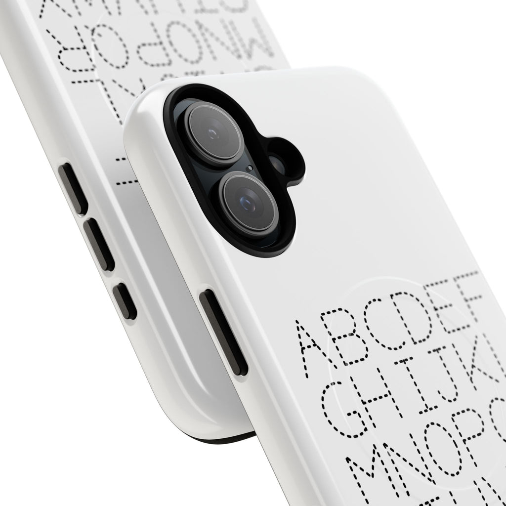 Dotted Alphabet Phone Case | Tough Magnetic Case