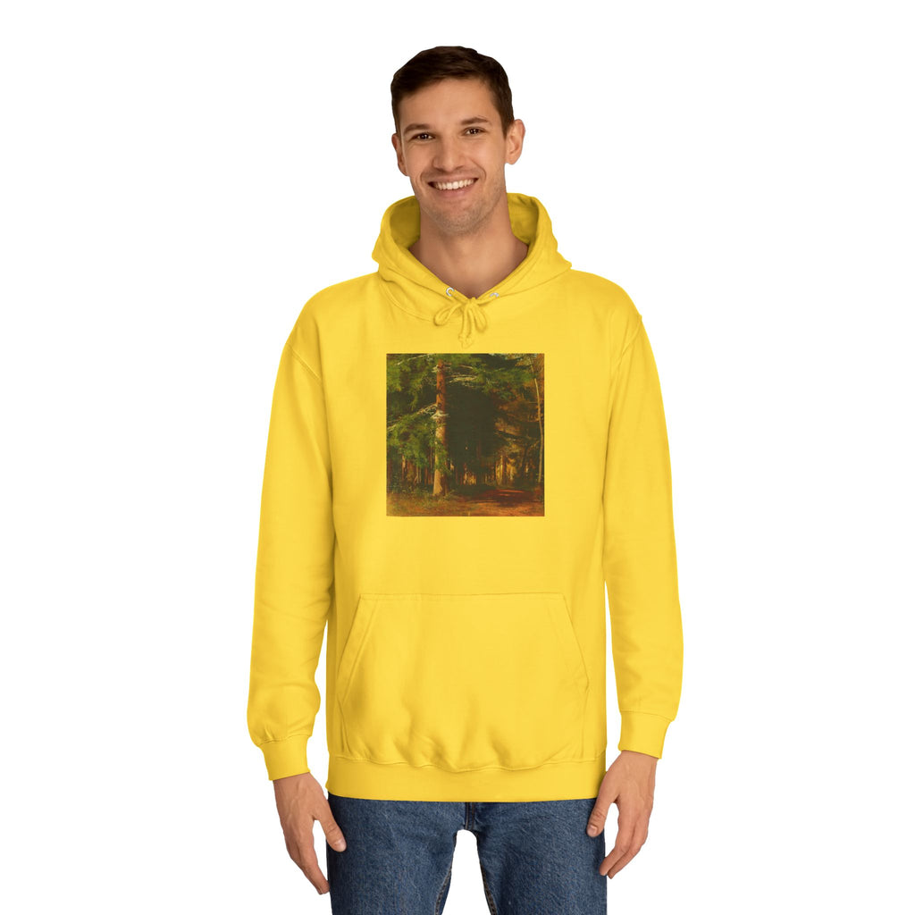 Forest Painting Hoodie | Vintage Woodland Trees Sweatshirt