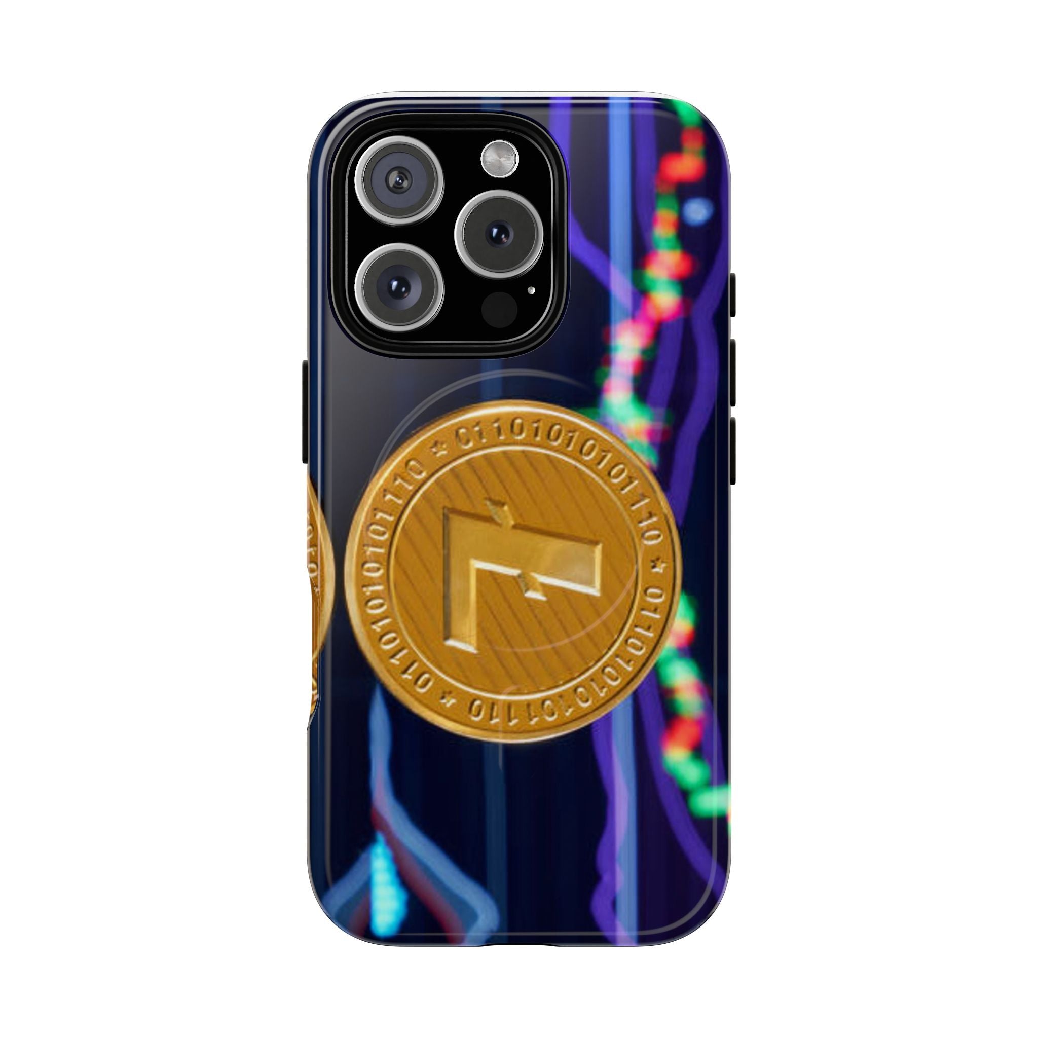 Coque de téléphone Litecoin Crypto Coin | Coque magnétique résistante, design Blockchain