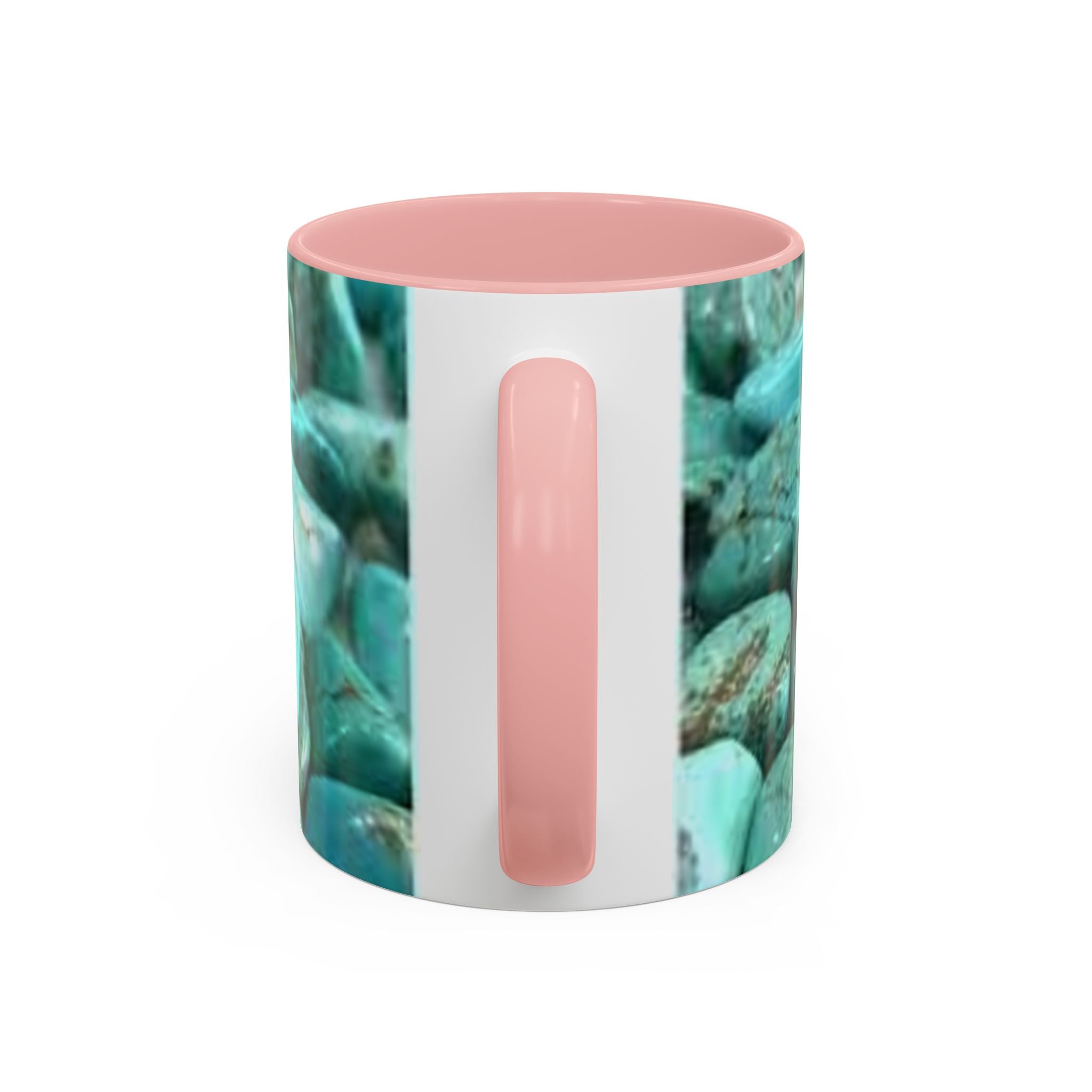 Turquoise Gemstones Accent Coffee Mug | 11oz 15oz