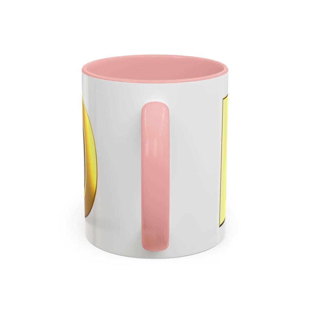 Goldbuchstabe D Monogramm-Tasse | Akzent-Kaffeetasse