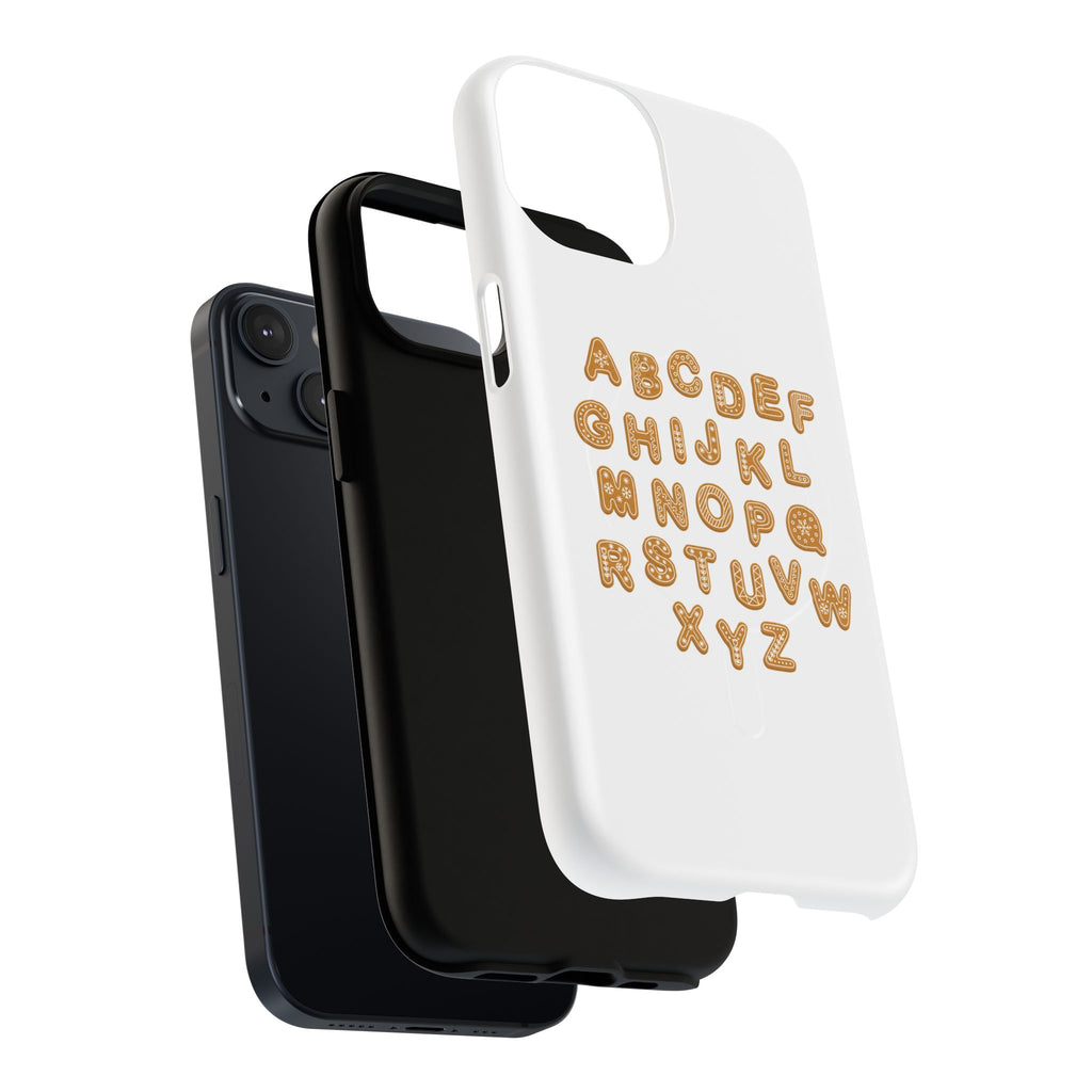 Cookie Alphabet Phone Case | Tough Magnetic Case, Cute Lettering