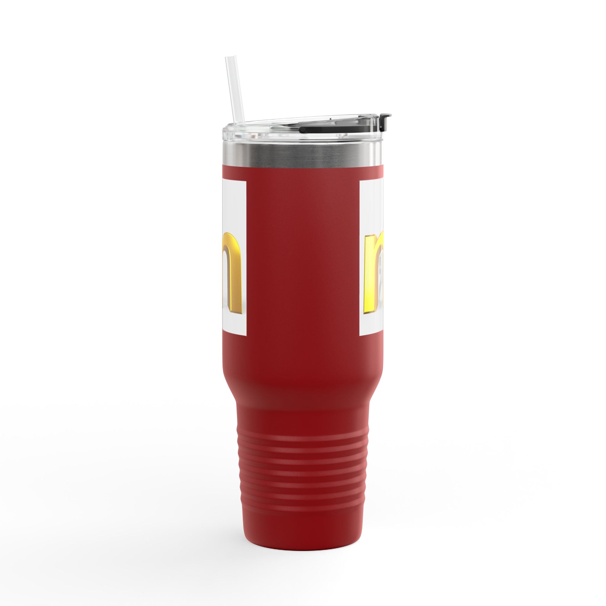 Mug de voyage M en lettre 3D dorée | Gobelet isotherme de 40 oz