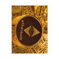 Ethereum Coin Toddler Blanket | Crypto Logo, Gold Circuitry