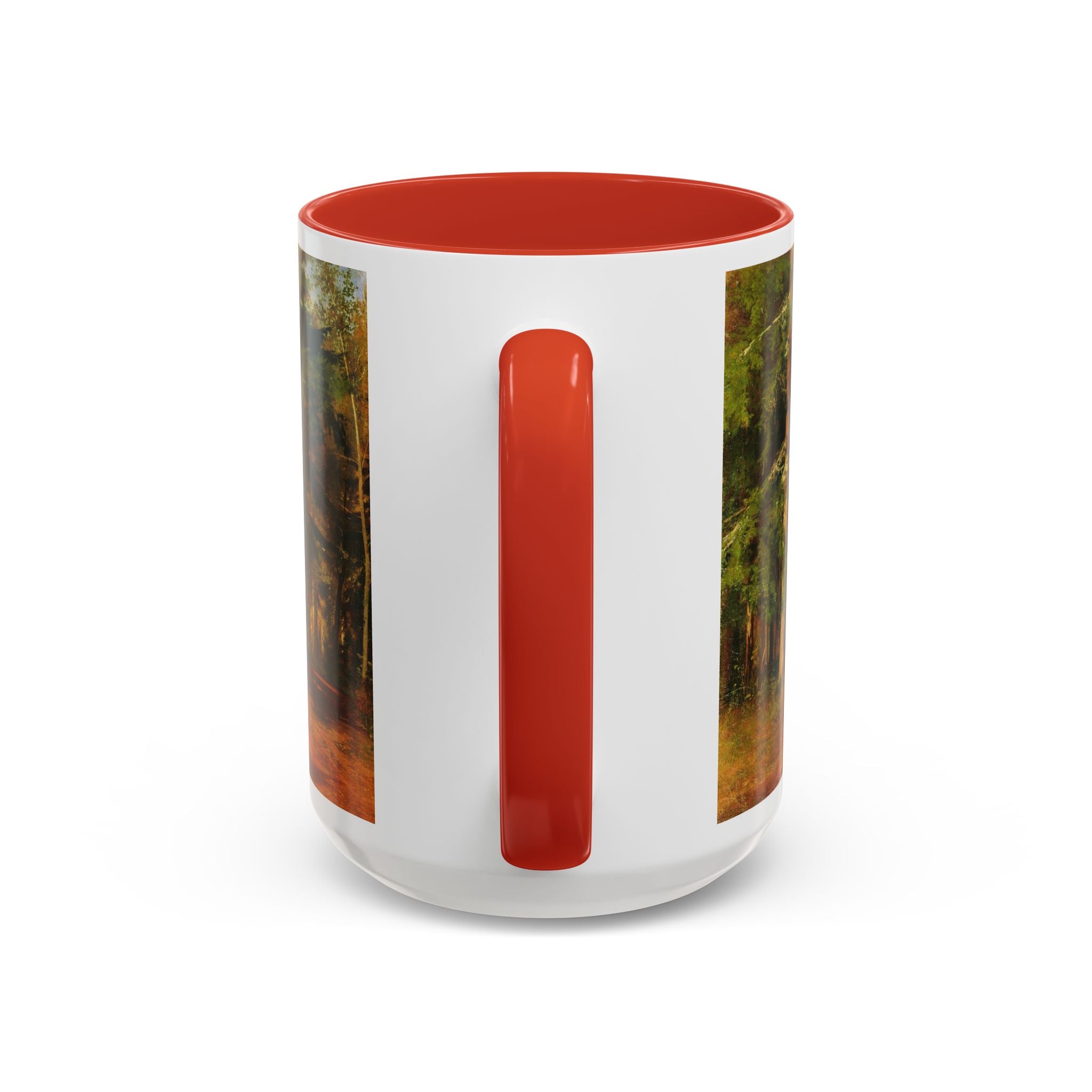 Waldweg-Malerei Tasse | Akzent-Kaffeetasse 11oz 15oz