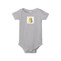 Gold B Letter  Baby Bodysuit | Infant Jersey One Piece