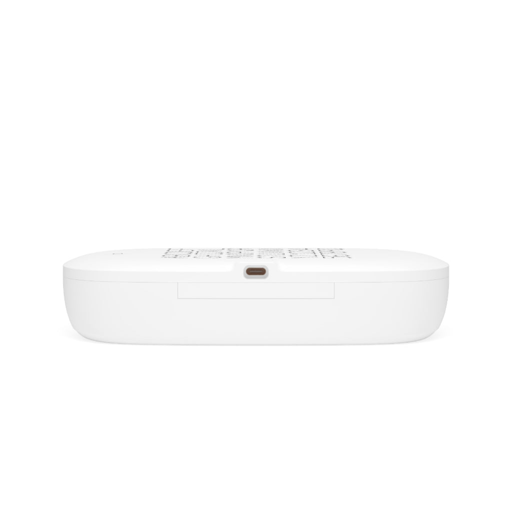 Dotted Alphabet Design Wireless Charger | UV Phone Sanitizer