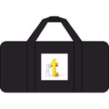 Gold Letter T Logo Duffel Bag | Black Camo Travel Bag