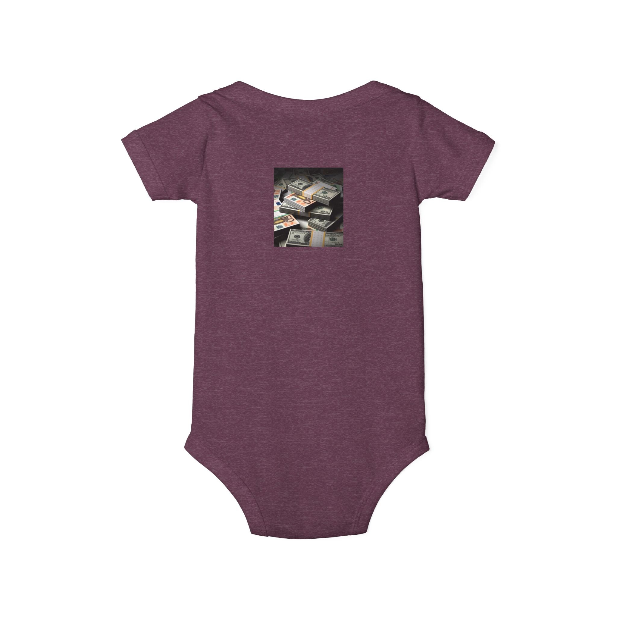 Stack Of Cash Infant Onesie | Baby Bodysuit Photography Print