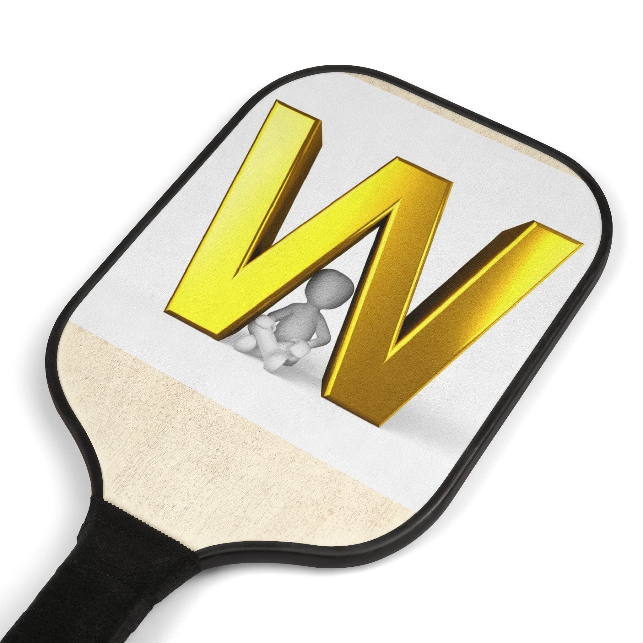 Gold W Letter Pickleball Paddle Kit | Pickleball Kit