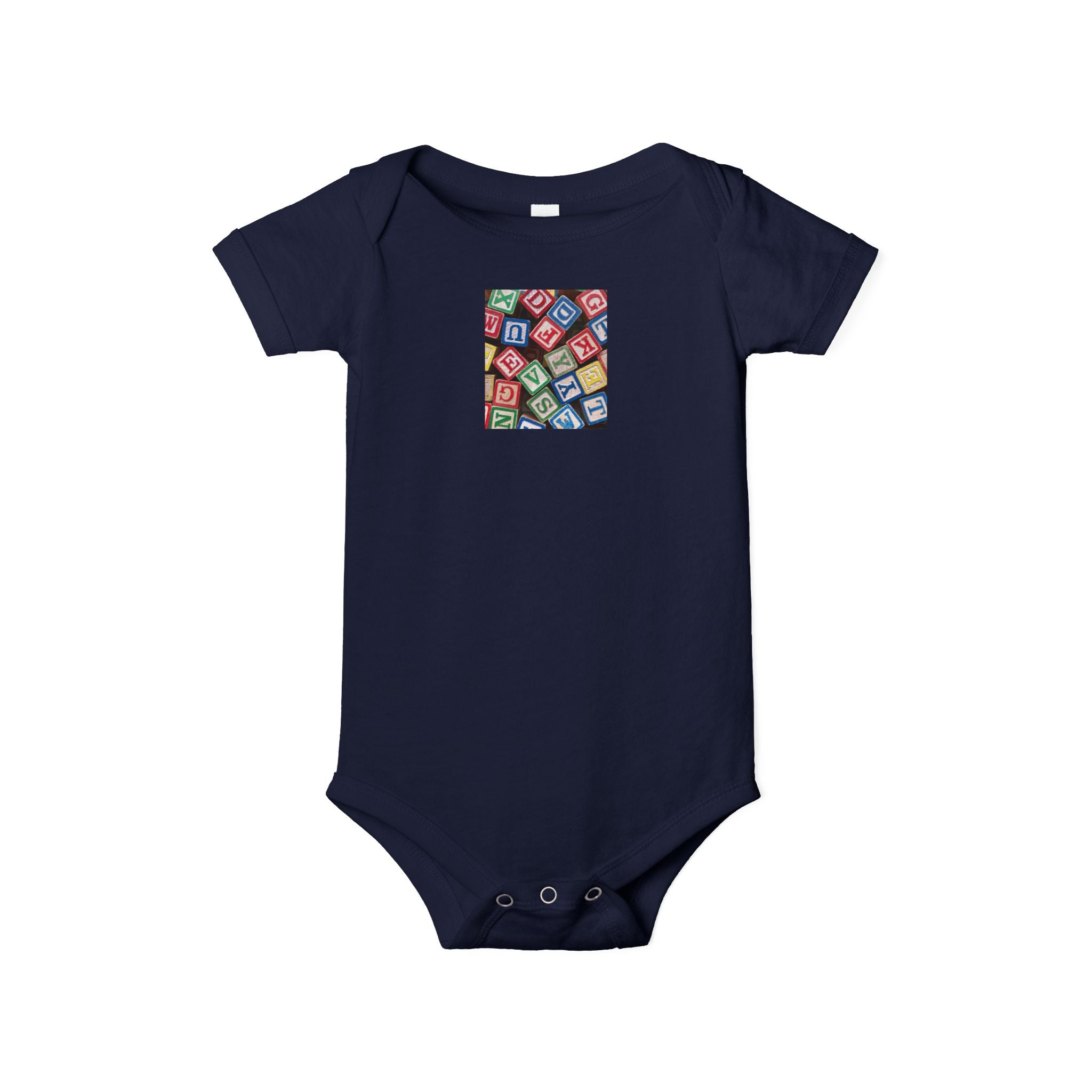 Grenouillère bébé Blocs Alphabet Colorés | Body pour bébé