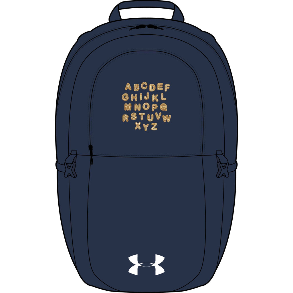 Gold Leopard Alphabet Embroidery Backpack | Under Armour All Sport