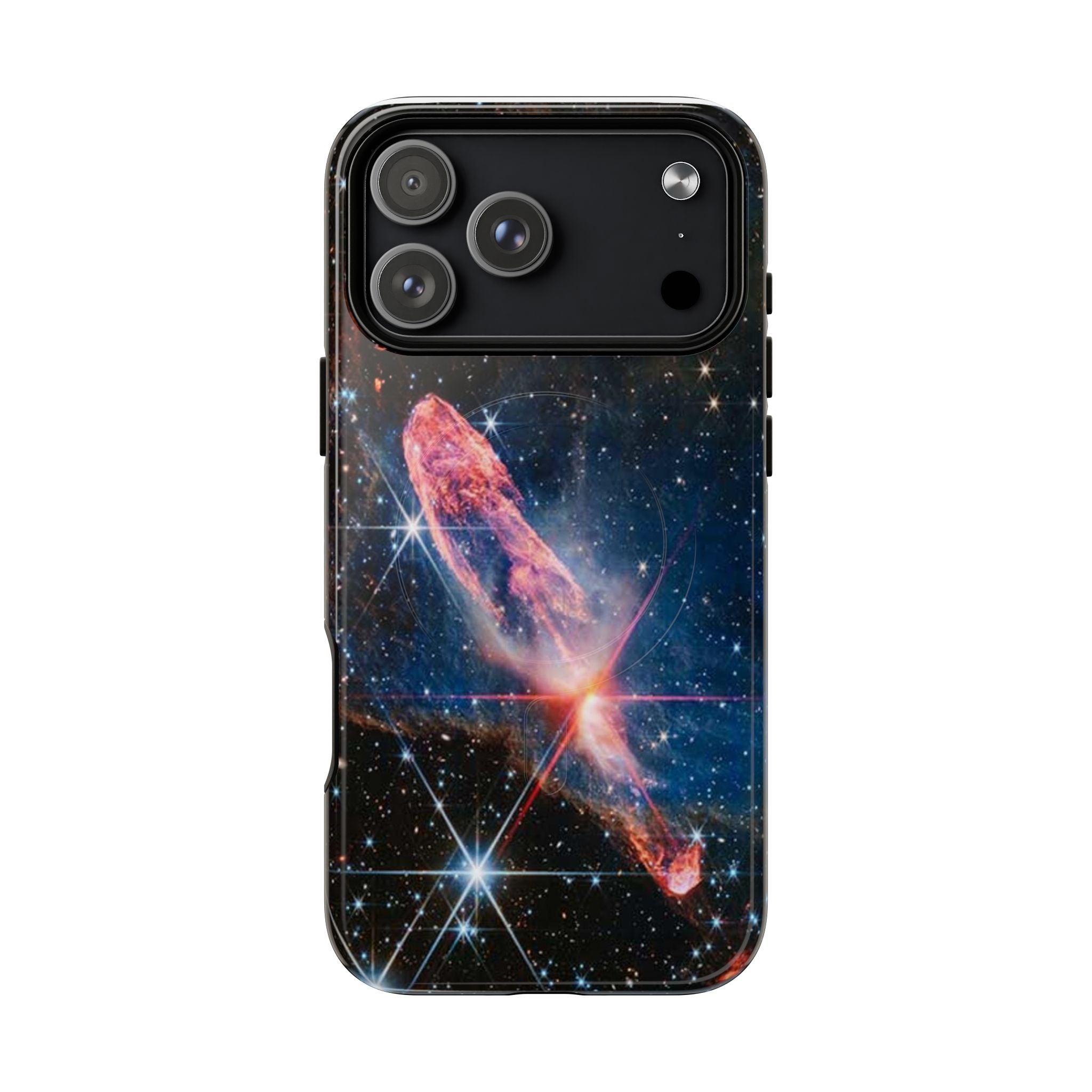 Coque de téléphone Nébuleuse Cosmique | Coque magnétique robuste, motif Galaxie spatiale