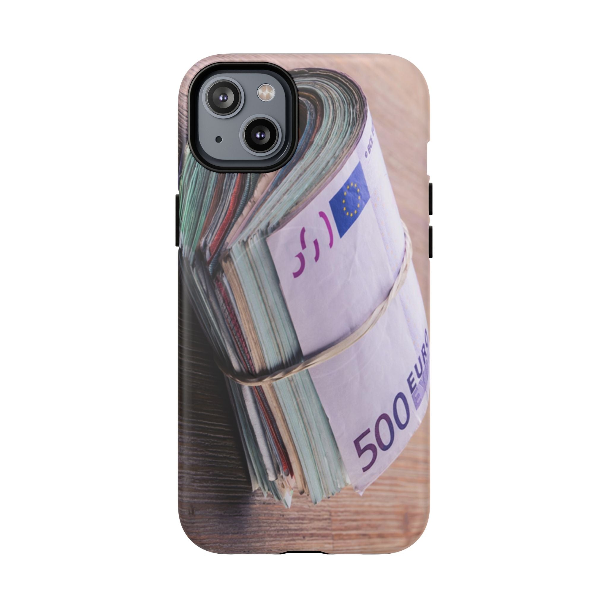 Coque de téléphone liasses de billets en euros | Coque iPhone rouleau de billets, Imprimé argent