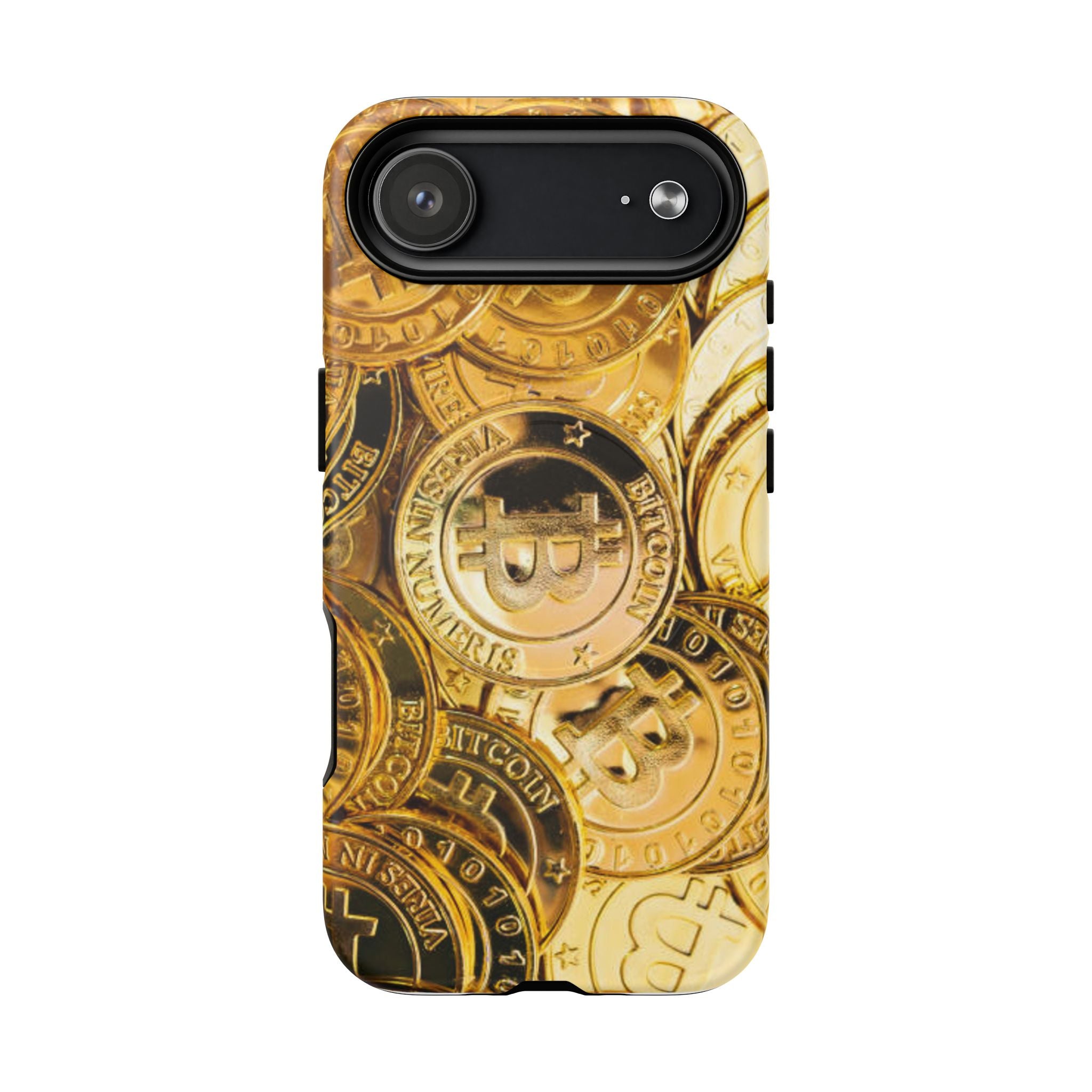 Coque de Téléphone Bitcoin Or | Coque Magnétique Robuste
