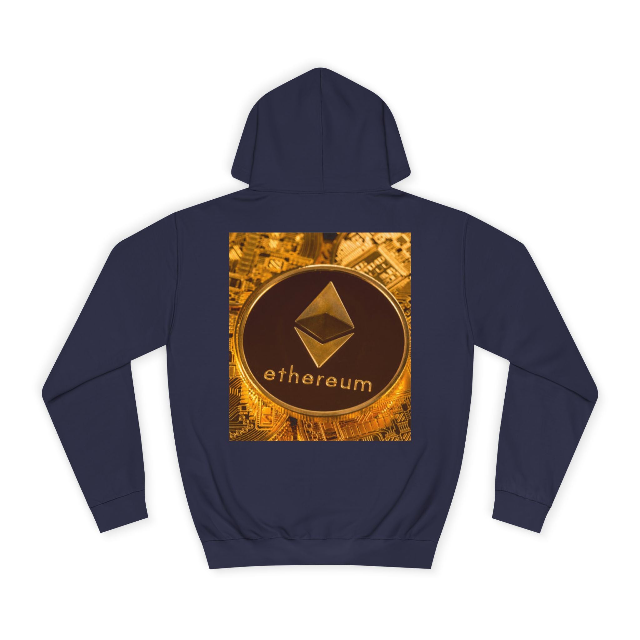 Ethereum Coin Hoodie | Crypto Logo Sweatshirt, Blockchain Design